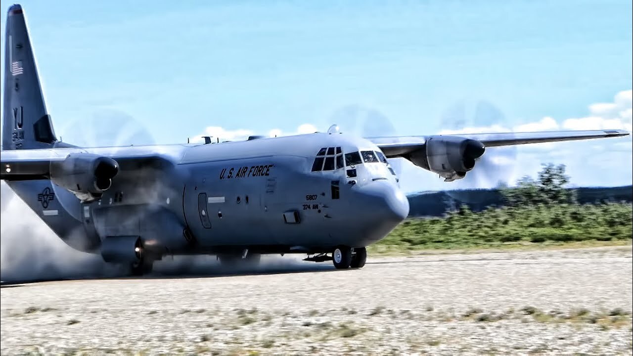 Video thumbnail for Sortie Over Alaska The Scenic Route • USAF C-130