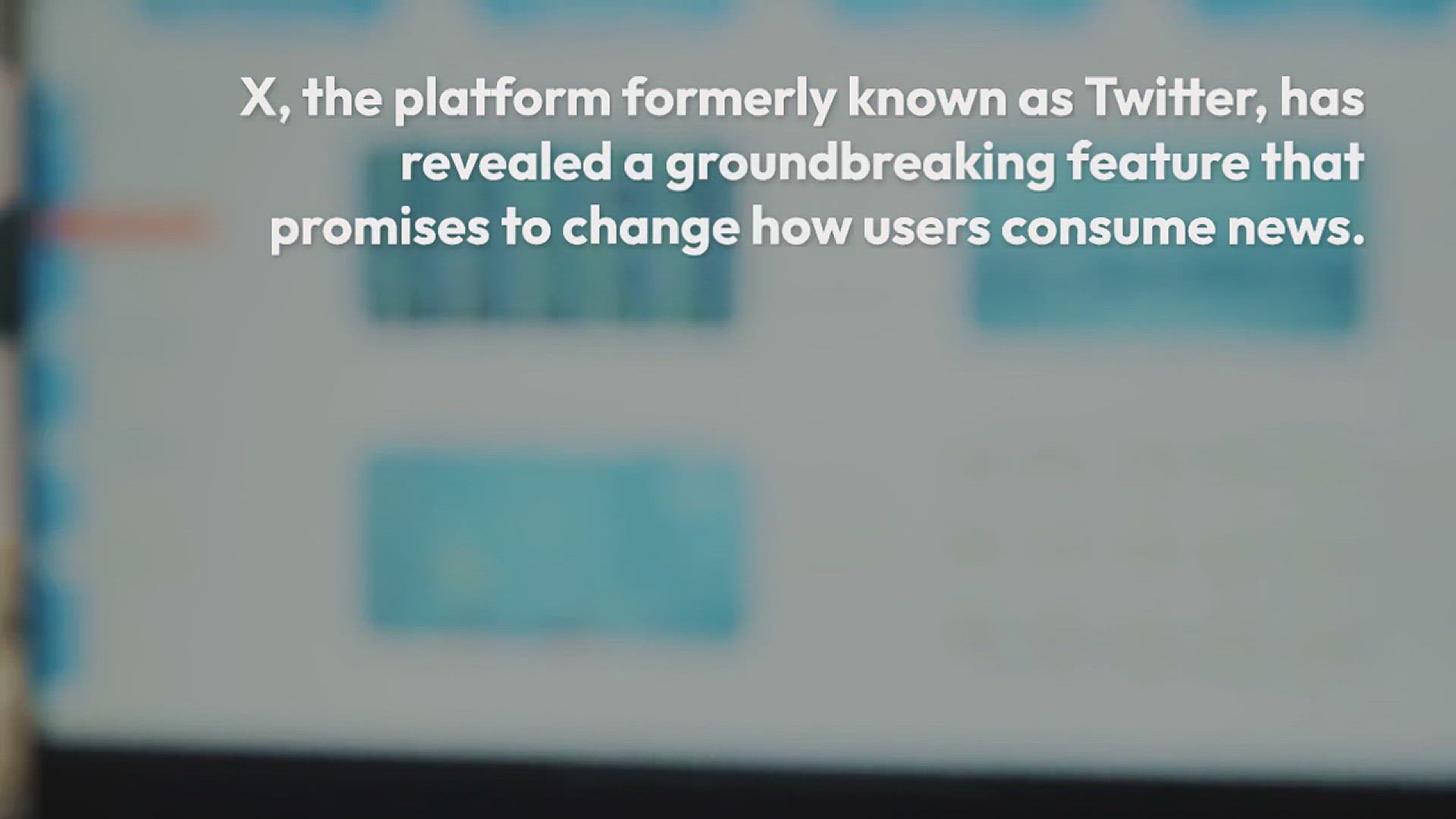 'Video thumbnail for X by Elon Musk launches Stories: News summaries powered by Grok AI'