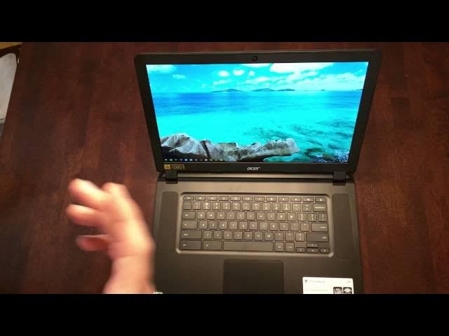 'Video thumbnail for Acer Chromebook 15 Unboxing'