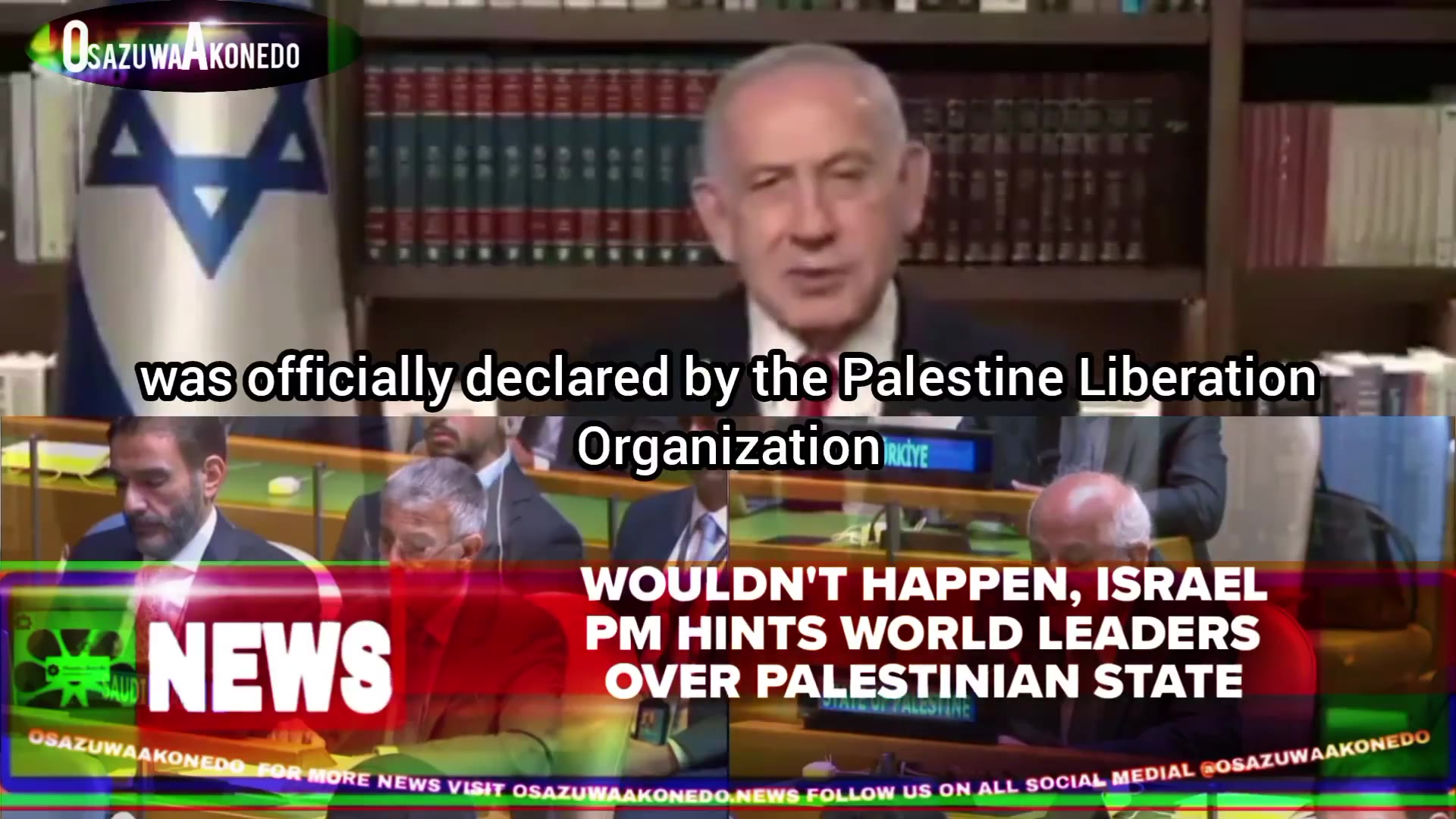 'Video thumbnail for Wouldn't Happen, Israel PM Hints World Leaders Over Palestinian State'
