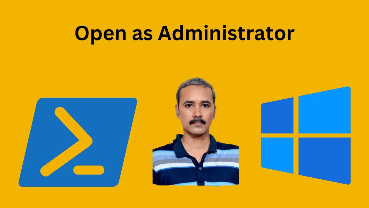 'Video thumbnail for How to Open PowerShell as Administrator in Windows 10 (6 Methods) | GearUpWindows Tutorial'