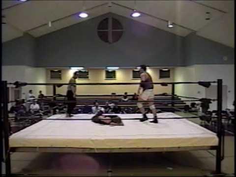 Video thumbnail for Menace vs Krash the Milkman WRESTLING from Leland, NC Jan. 2000