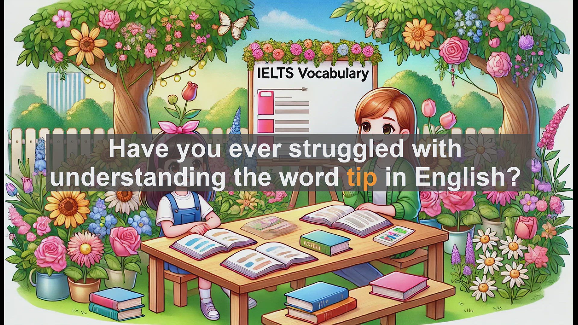 'Video thumbnail for 2500 Must Know IELTS 5.5 Vocabulary - Understanding the Word 'Tip' in English: Meanings and Usage'