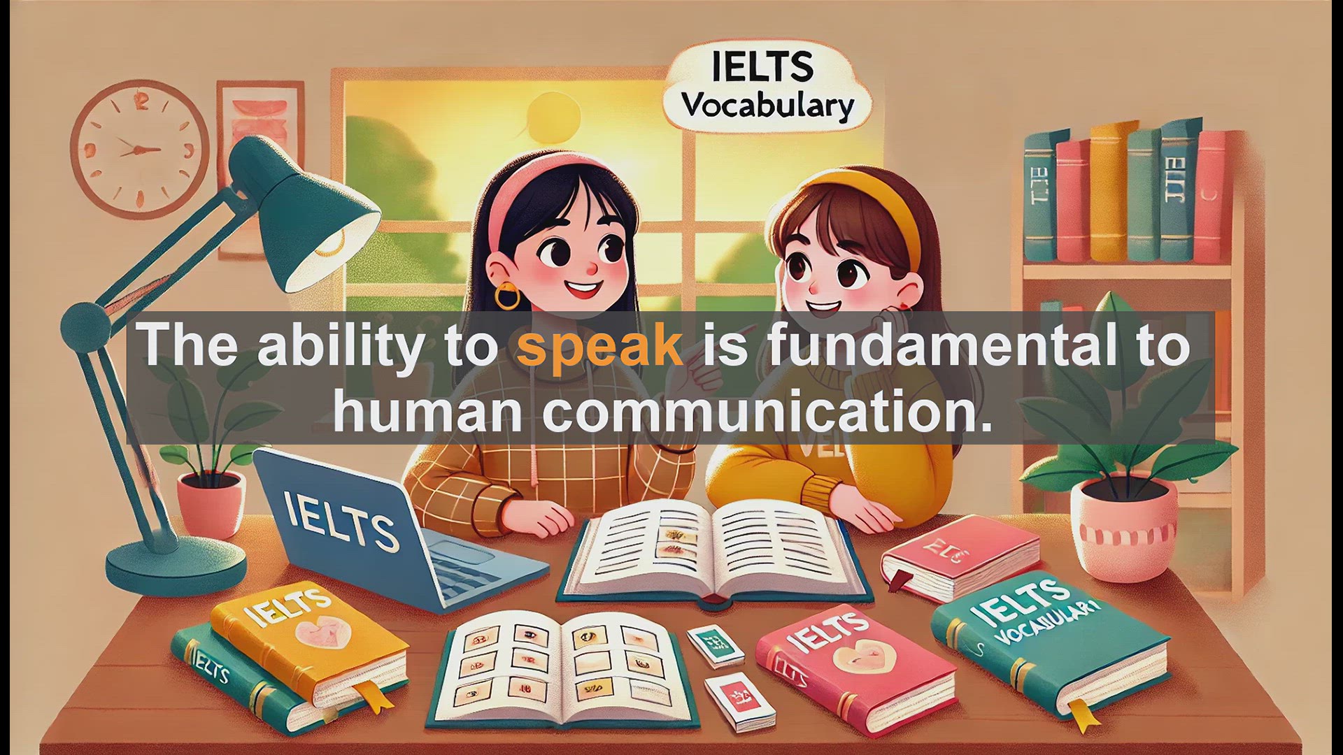 'Video thumbnail for 2500 Must Know IELTS 5.5 Vocabulary - Understanding the Verb 'Speak': Essential for IELTS and Daily English'