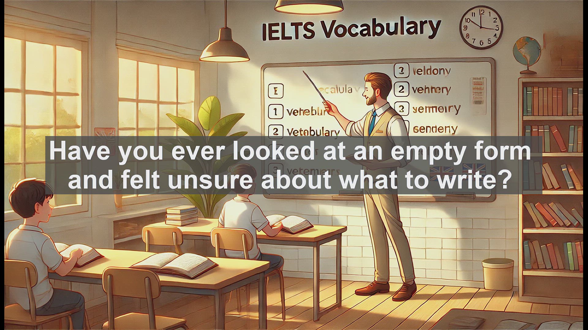 'Video thumbnail for 2500 Must Know IELTS 5.5 Vocabulary - Understanding 'Blank': A Guide for IELTS and Everyday English'