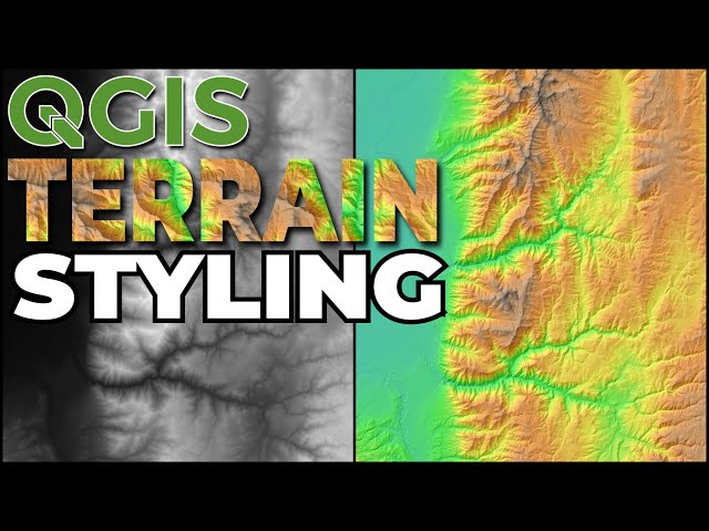 Video thumbnail for Terrain and Topographic Visualization with QGIS