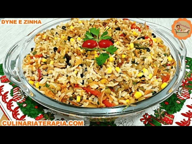 'Video thumbnail for ARROZ COLORIDO! RECEITA DE ARROZ DE FESTA FÁCIL E RÁPIDO! @Culinariaterapia'