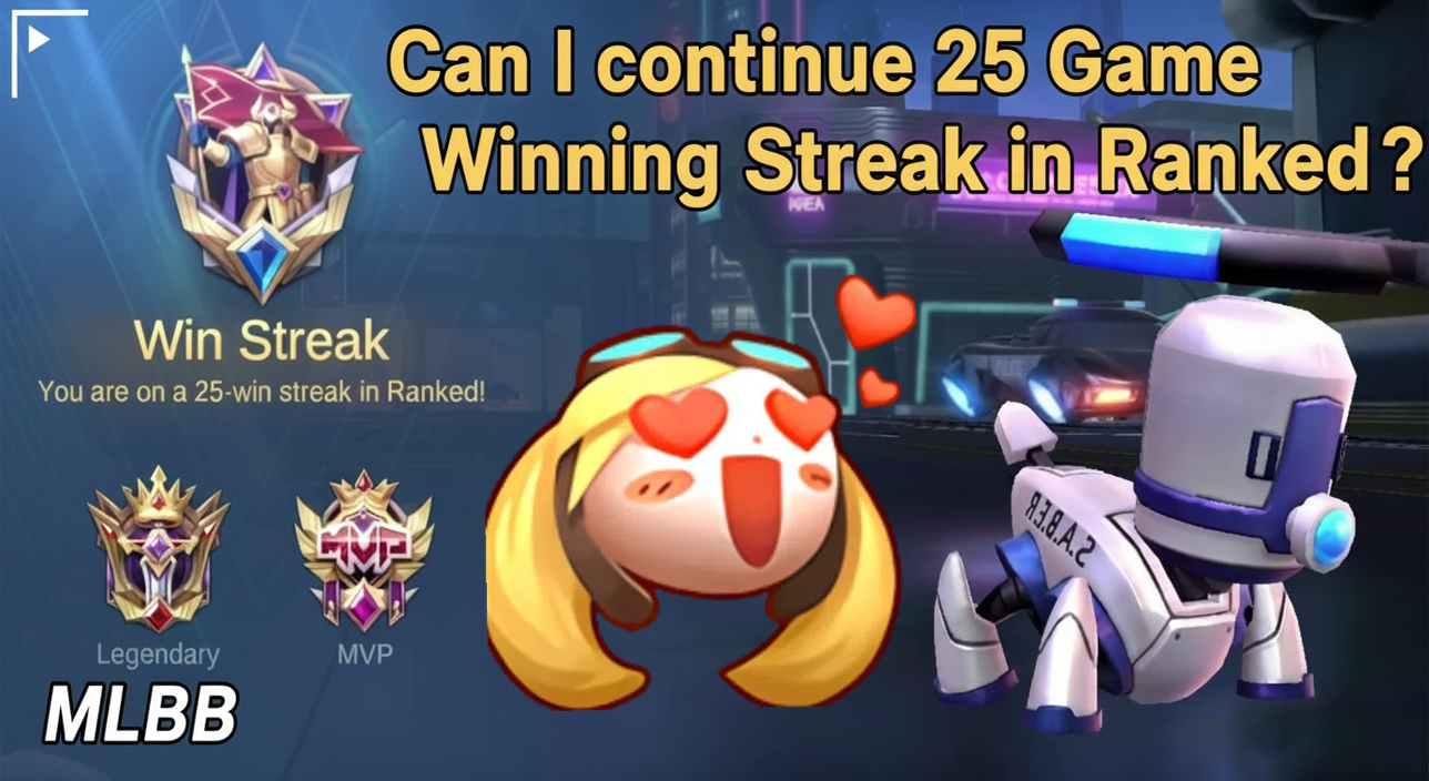 Video thumbnail for 25 Game Winning Streak in Ranked - MLBB