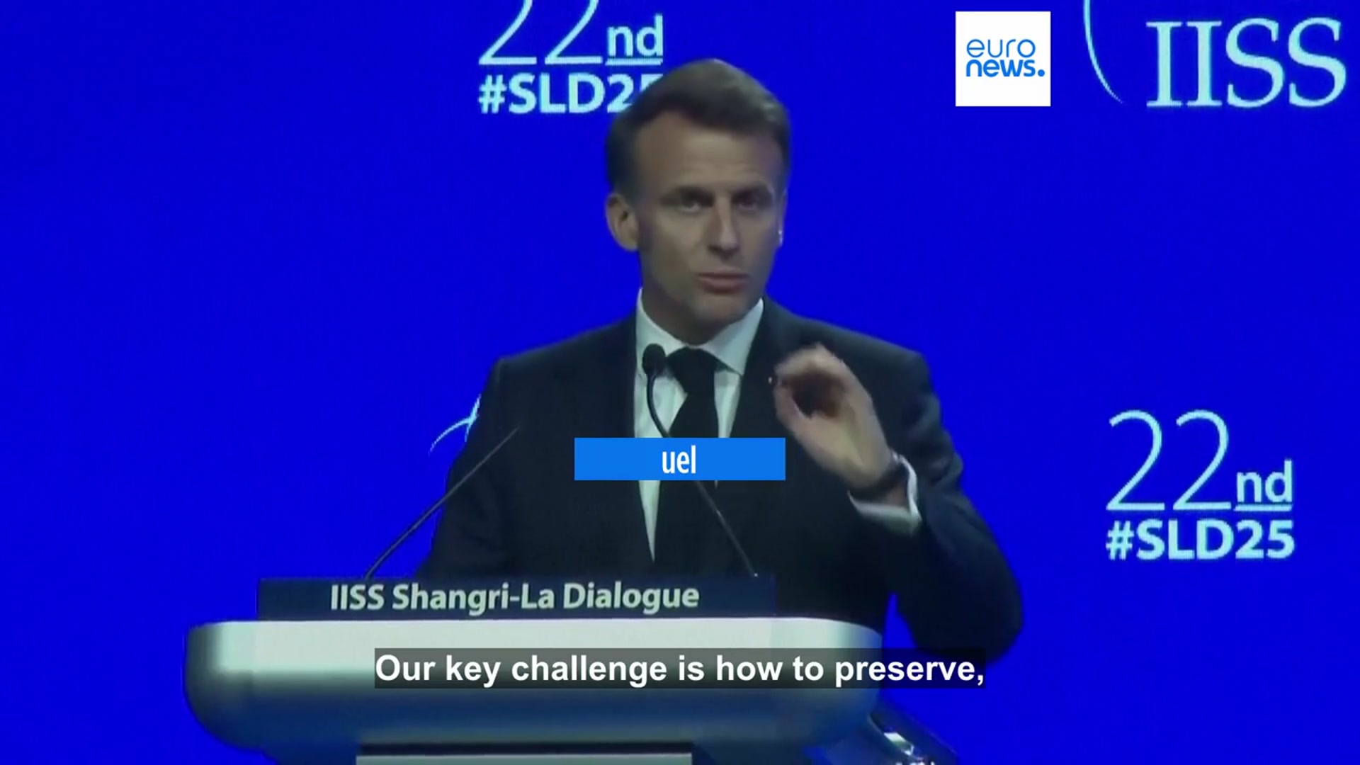 'Video thumbnail for Macron warns US and the Indo-Pacific not to abandon Ukraine at the expense of focusing on China'
