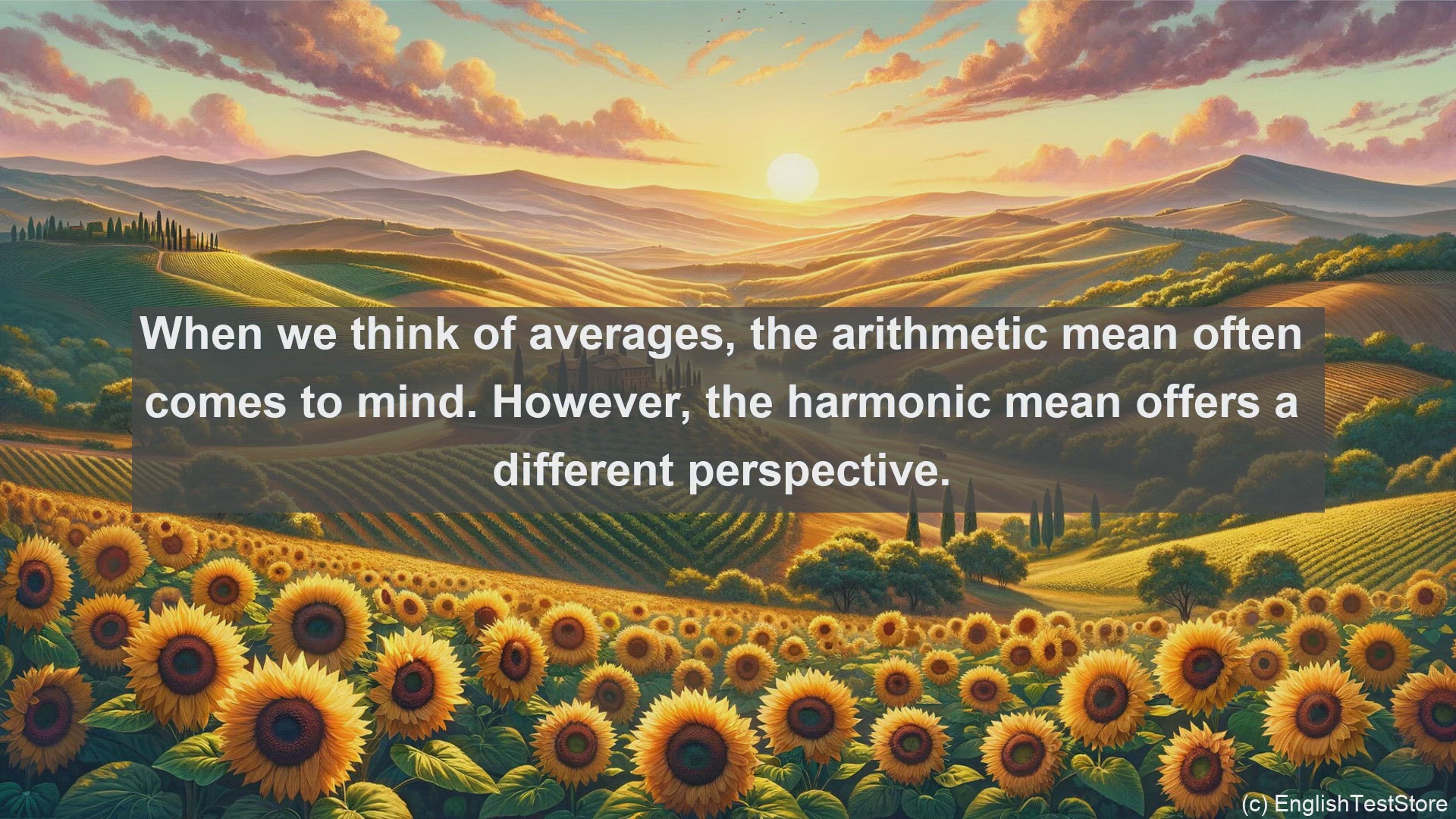 'Video thumbnail for Harmonic mean in science  definition and examples'