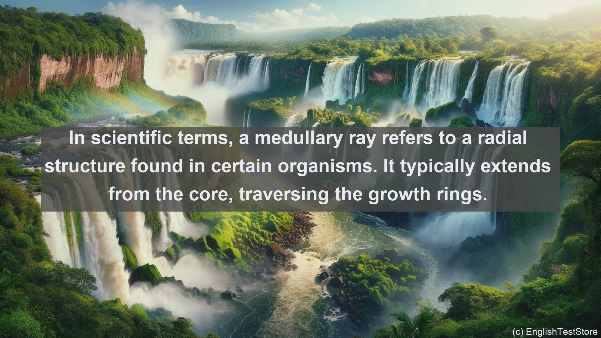 'Video thumbnail for Medullary ray in science  definition and examples'