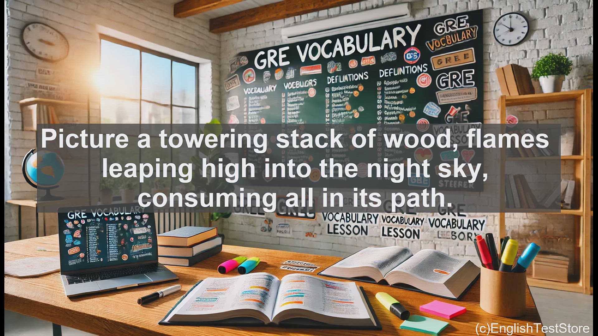 'Video thumbnail for GRE Vocabulary Lesson: Exploring the Ceremonial Pyre - A Powerful Vocabulary Word'