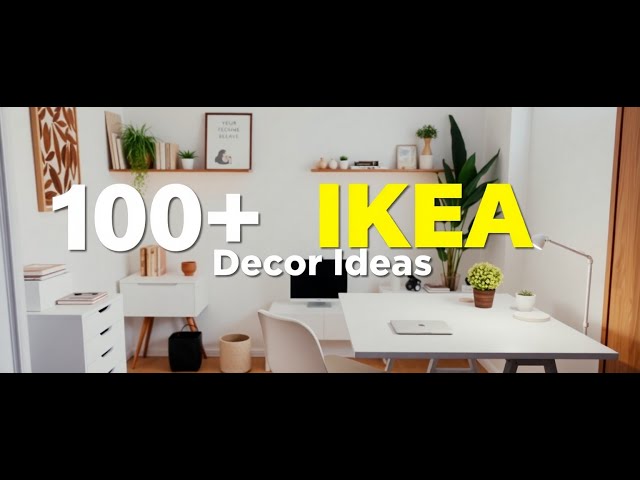 Video thumbnail for 100+ 🧵 IKEA Workspace Decor Ideas | Small Office Glow-Up 💡