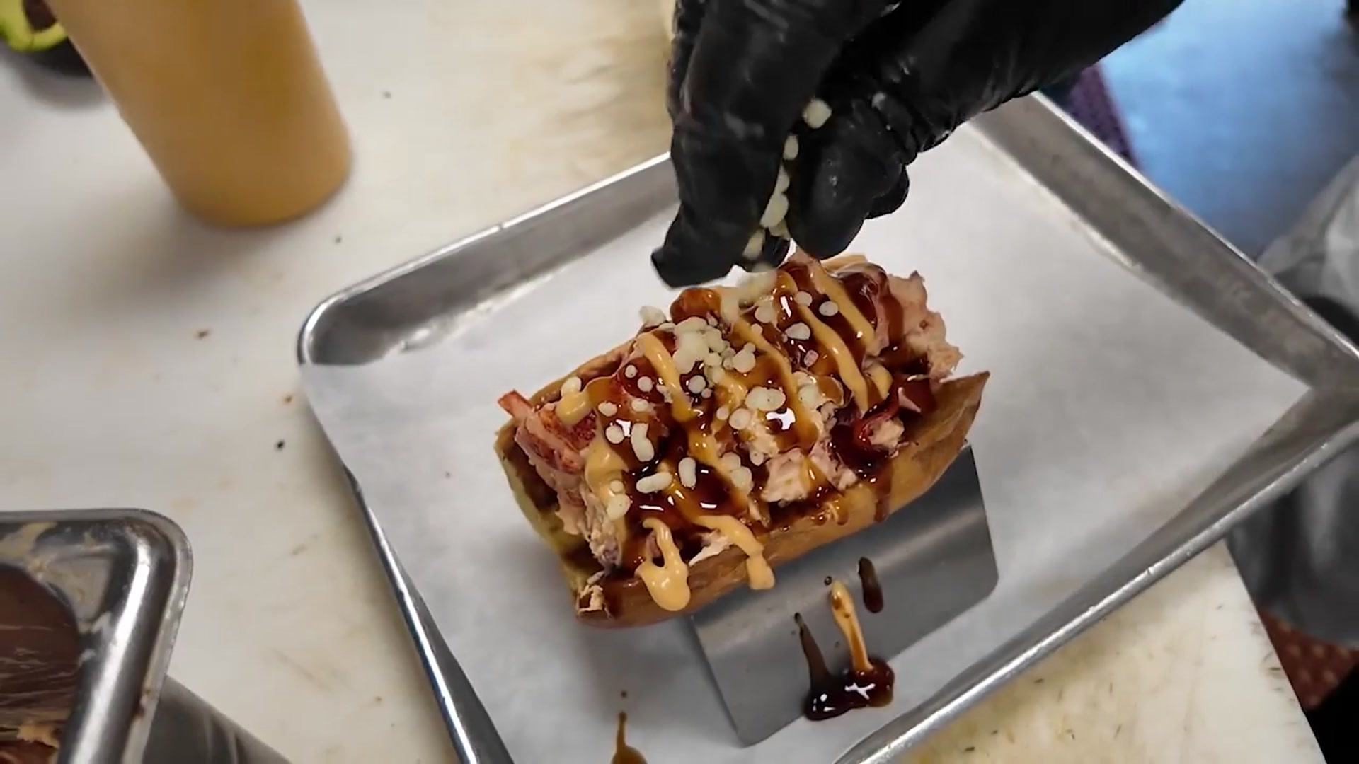 'Video thumbnail for Meet the viral Long Island lobster roll maker with a special mission'