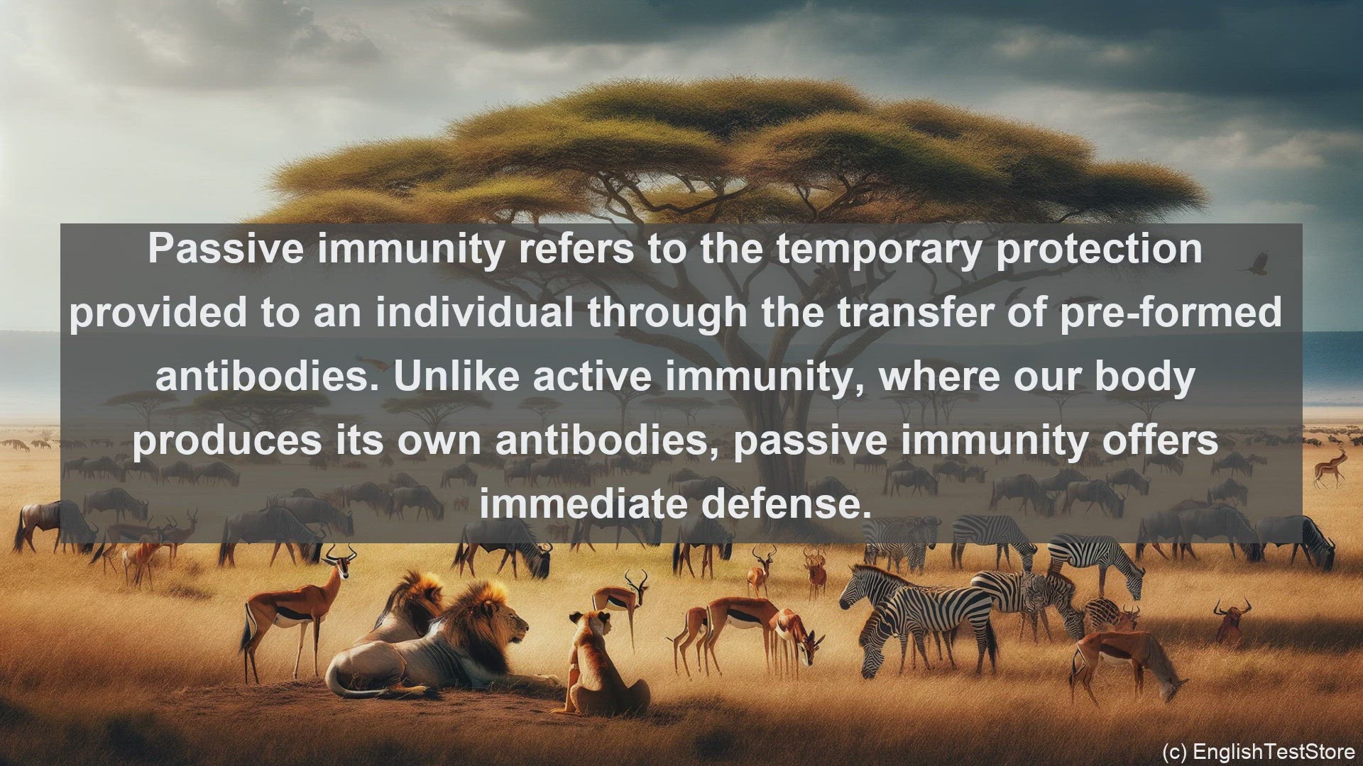 'Video thumbnail for Passive immunity in science  definition and examples'