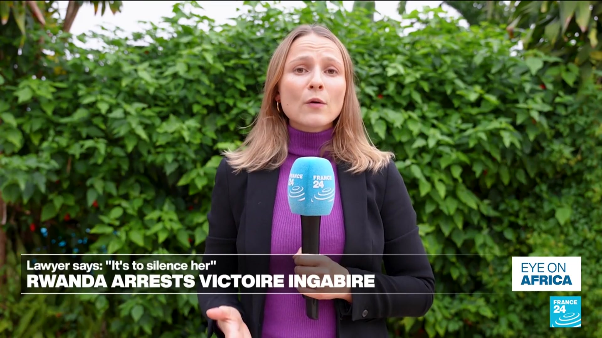 'Video thumbnail for Rwanda arrests opposition leader Victoire Ingabire'