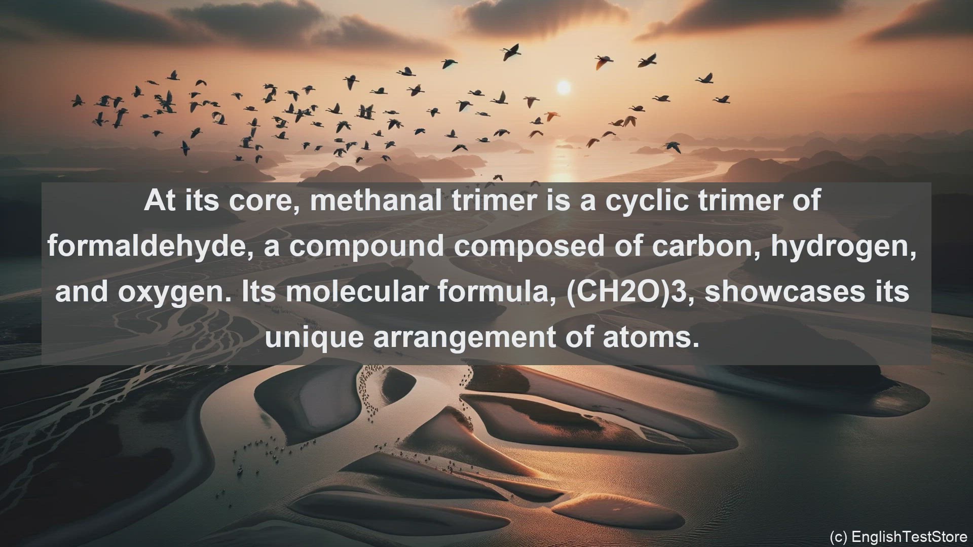 'Video thumbnail for Methanal trimer in science  definition and examples'