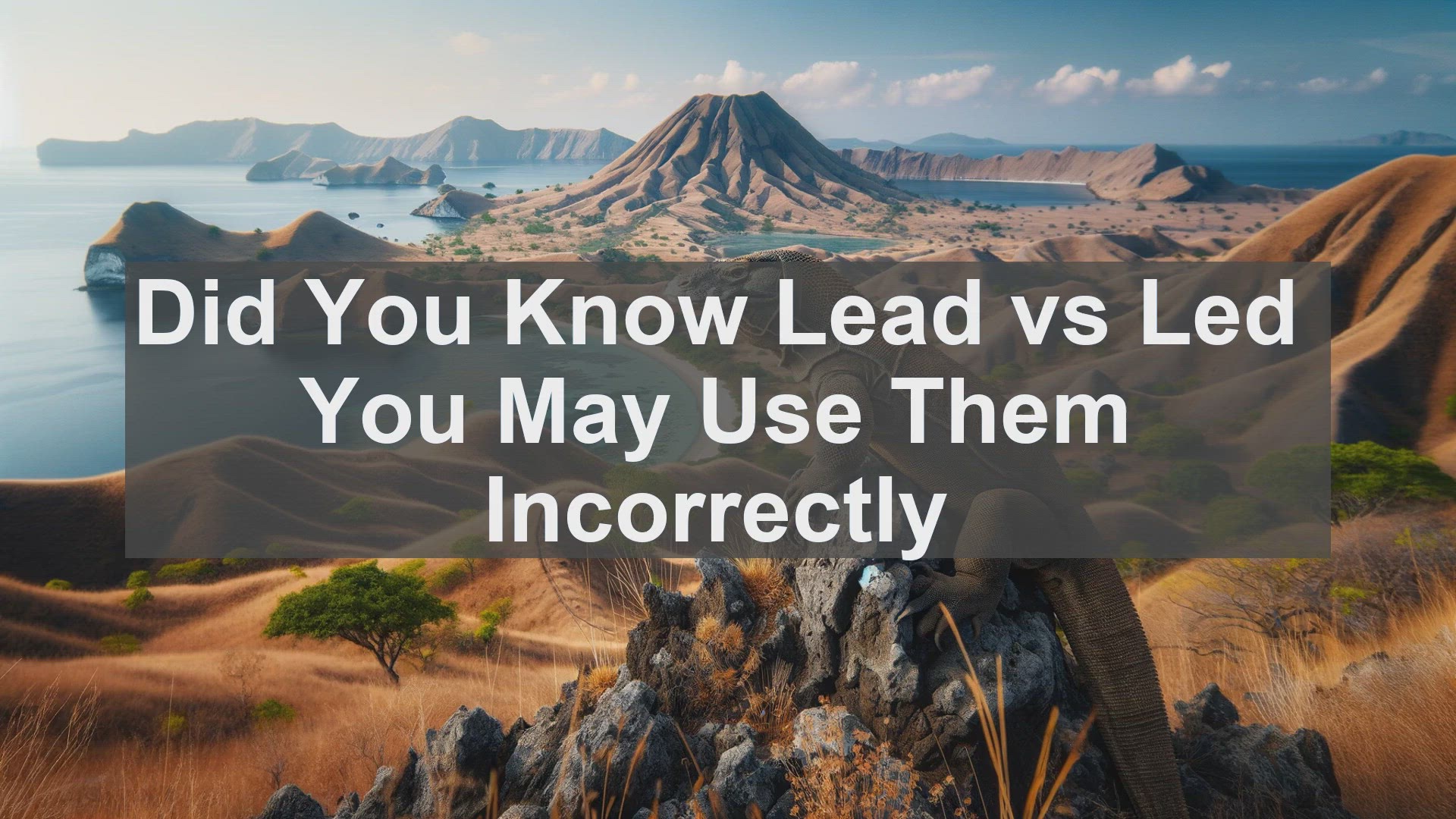 'Video thumbnail for Did You Know Lead vs Led You May Use Them Incorrectly '