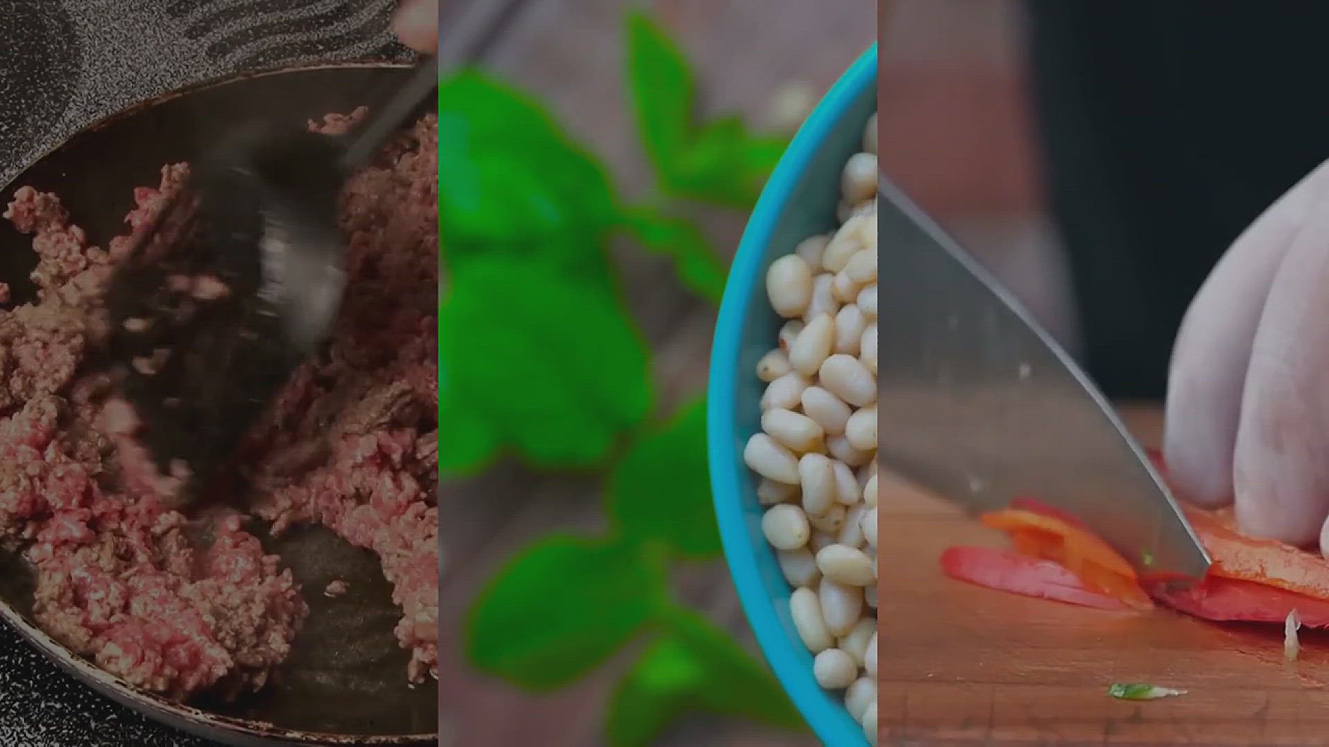'Video thumbnail for Beef and Pine Nut Stuffed Peppers'