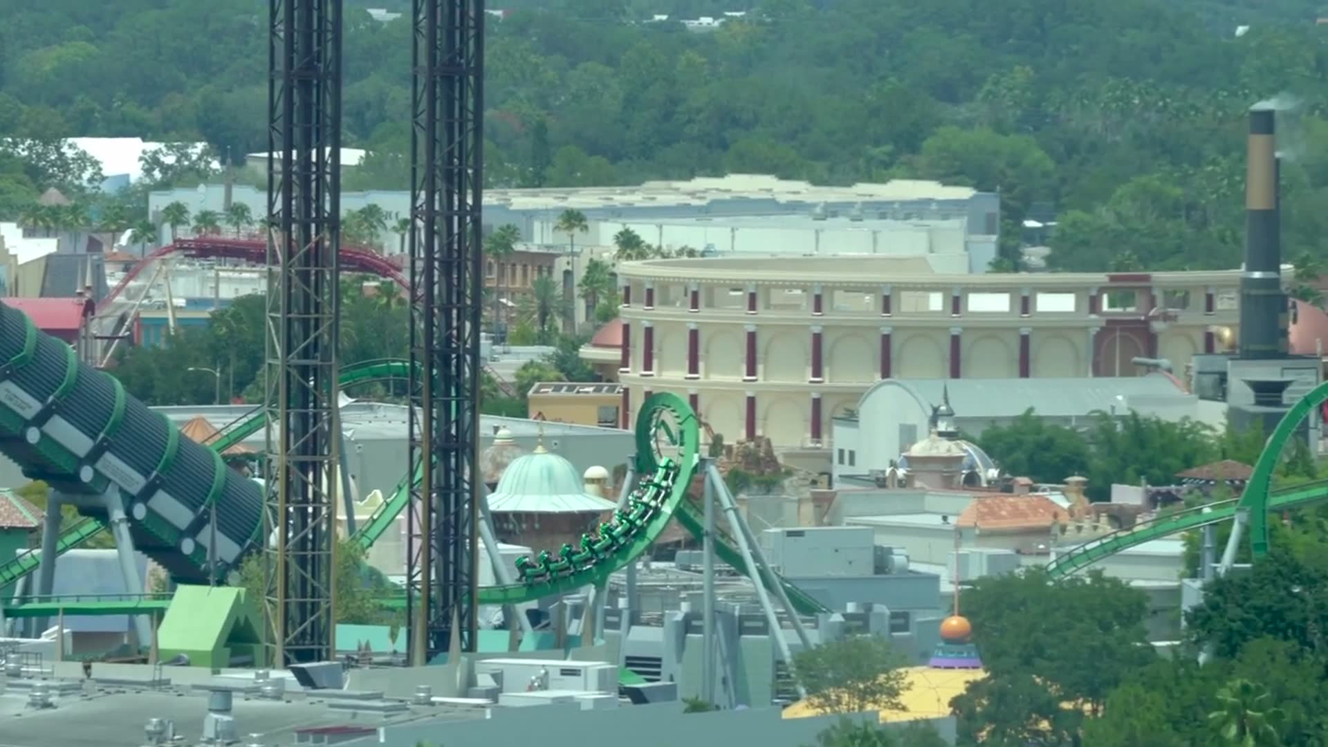 'Video thumbnail for Universal Orlando's Tallest Roller Coasters, As Seen From Aventura Hotel'
