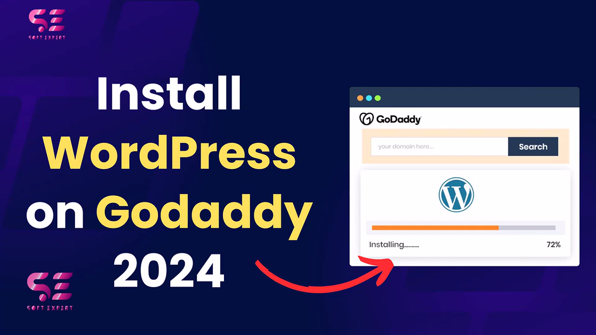 'Video thumbnail for How to Install WordPress on Godaddy - NEW 2024'