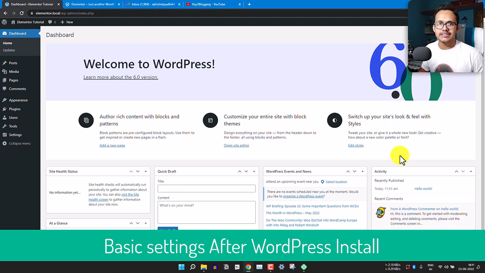'Video thumbnail for Essential Settings for Your WordPress Site_ A Beginner's Guide'