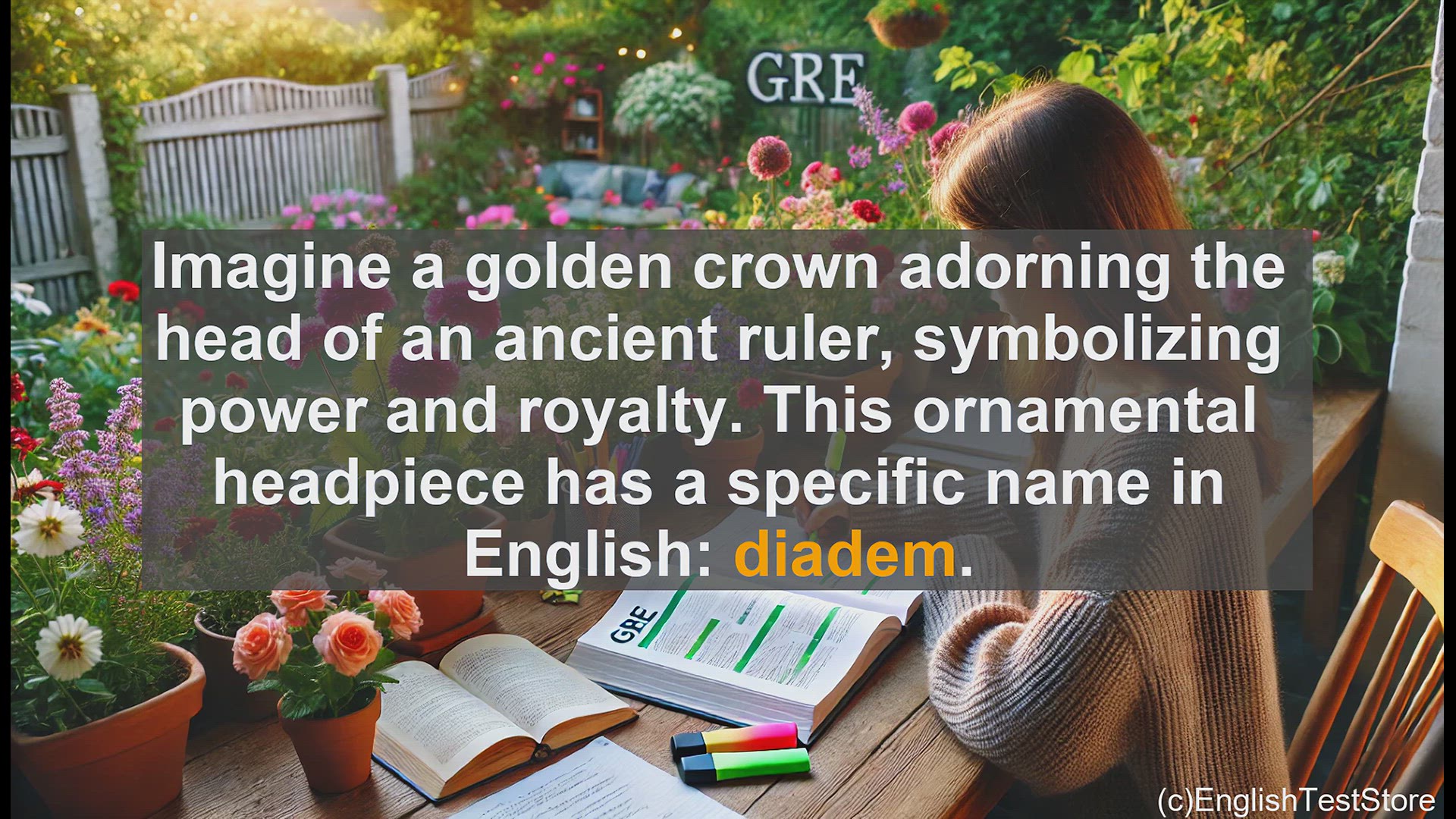 'Video thumbnail for GRE Vocabulary Lesson: The Regal Significance of Diadems'