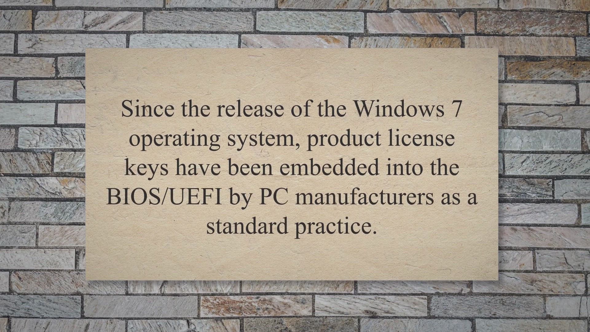 'Video thumbnail for How to recover Windows 10 Product Key from BIOS/UEFI using Windows 10 Product Key Tool?'