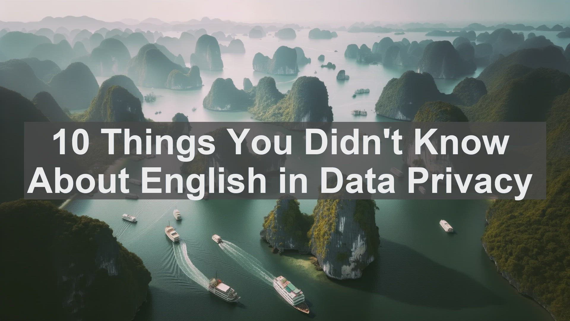 'Video thumbnail for 10 Things You Didn't Know About English in Data Privacy '