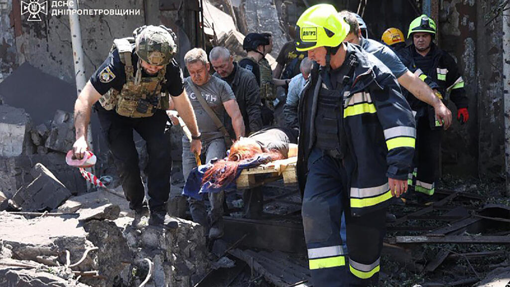 'Video thumbnail for Russian strikes kill at least 26, injure over 200 in Dnipro'