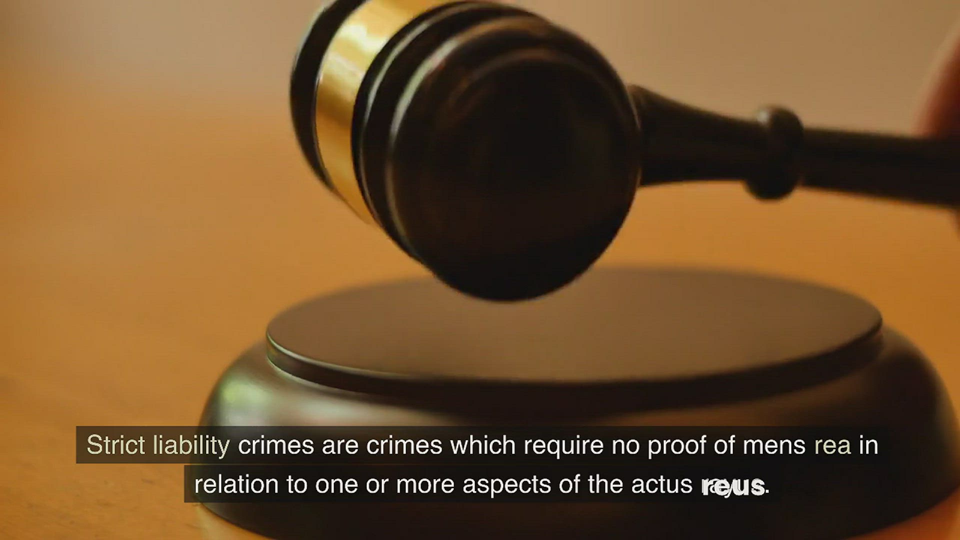 'Video thumbnail for Strict liability'