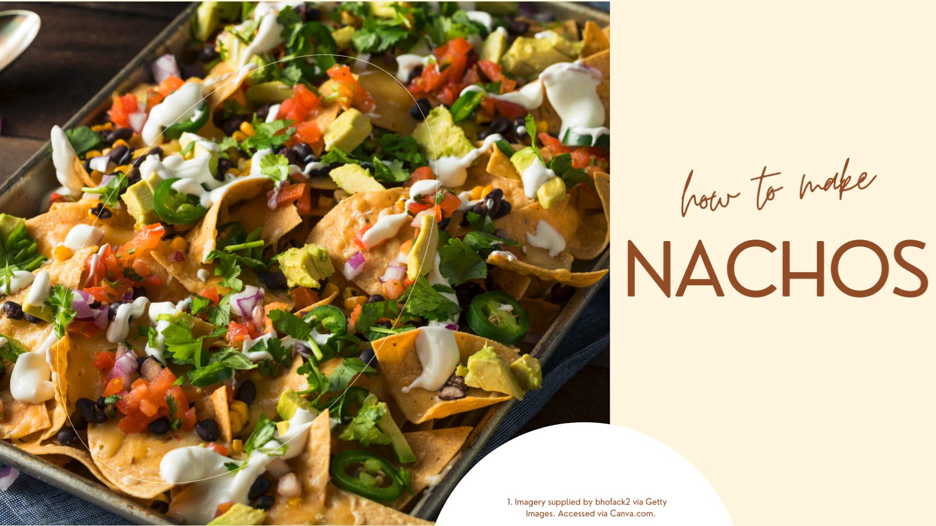 'Video thumbnail for Vegetarian Nachos'