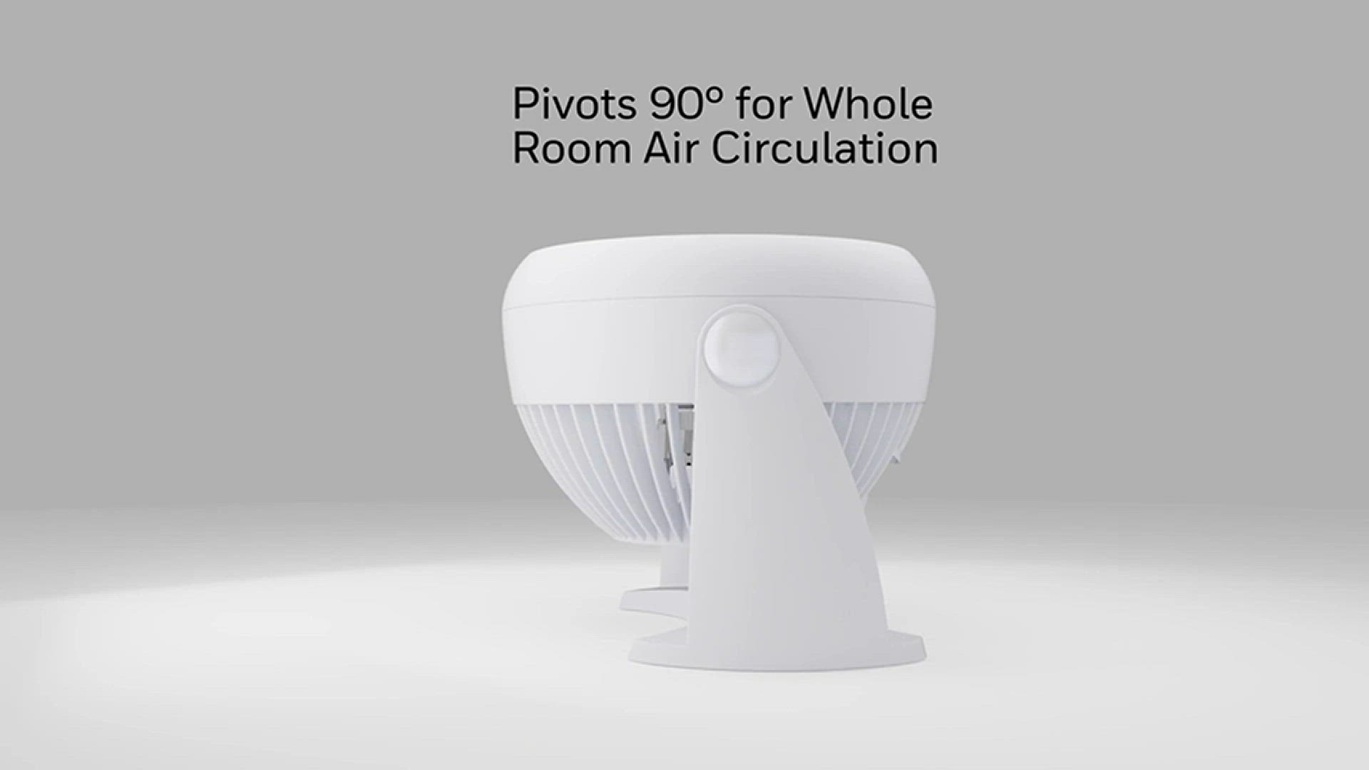'Video thumbnail for Honeywell HT-904 TurboForce Tabletop Air Circulator Fan, Small Fan'