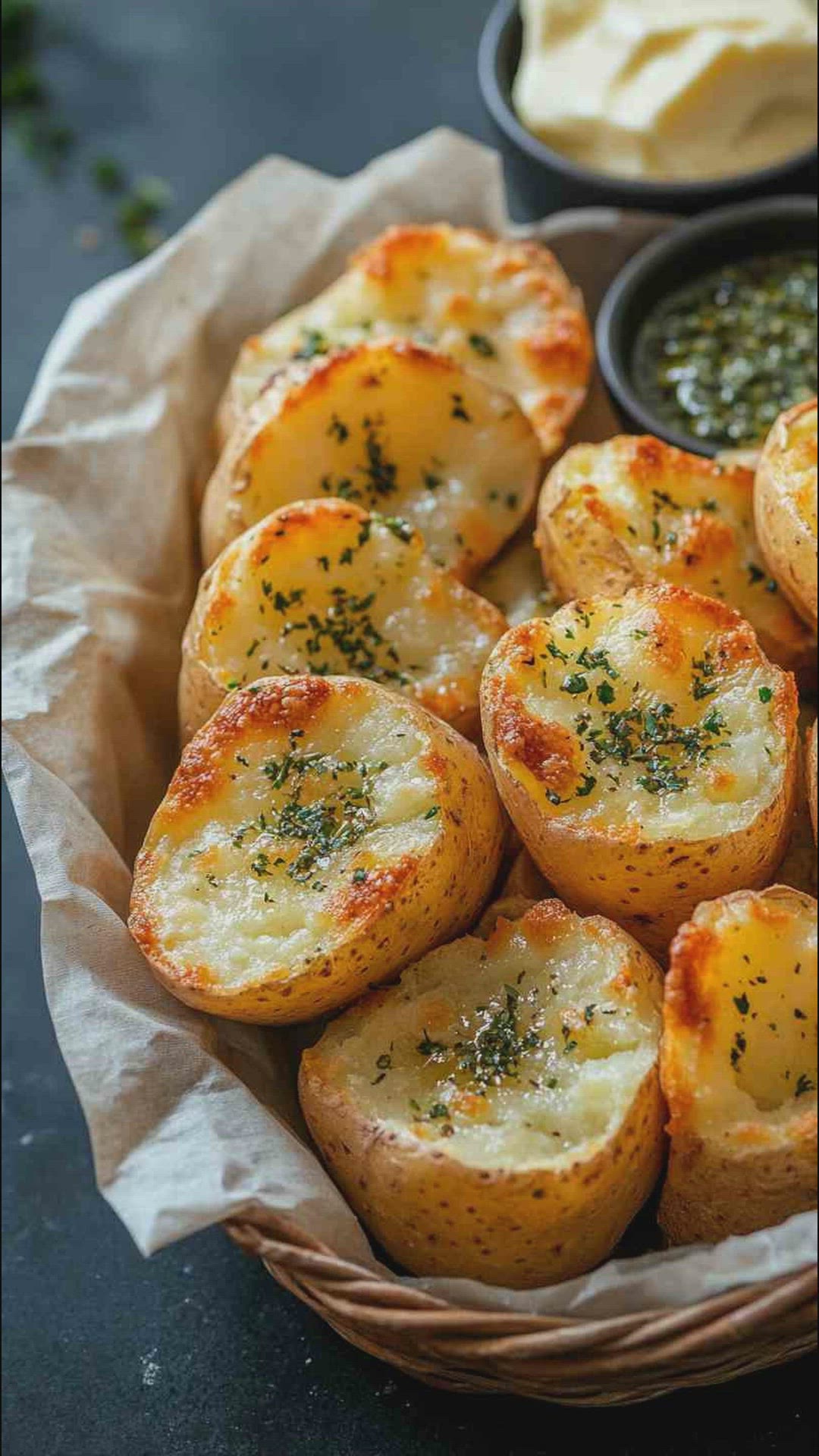 'Video thumbnail for Quick and Easy Air Fryer Baked Potatoes Recipe'