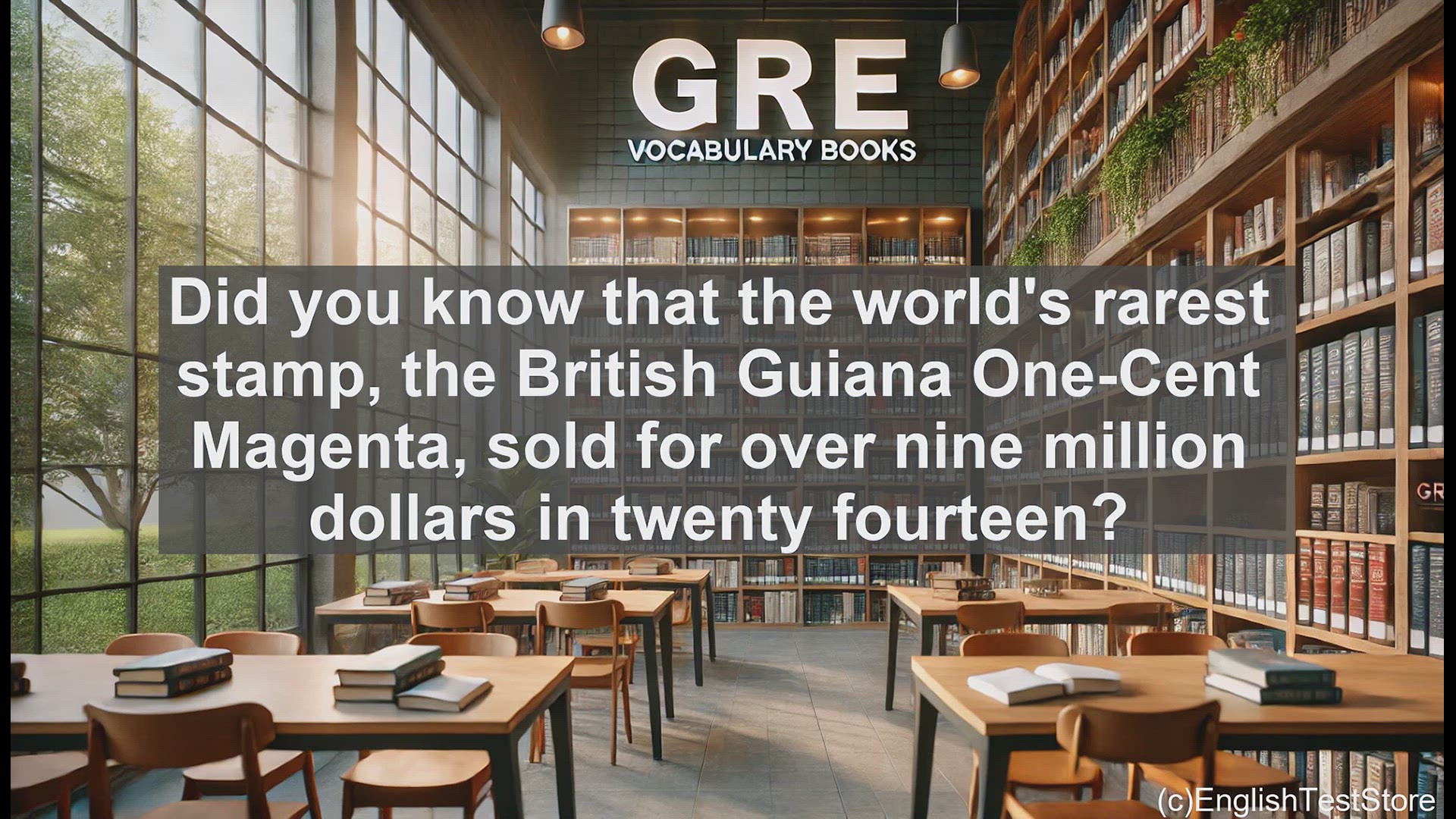 'Video thumbnail for GRE Vocabulary Lesson: The Fascinating World of Philatelists'