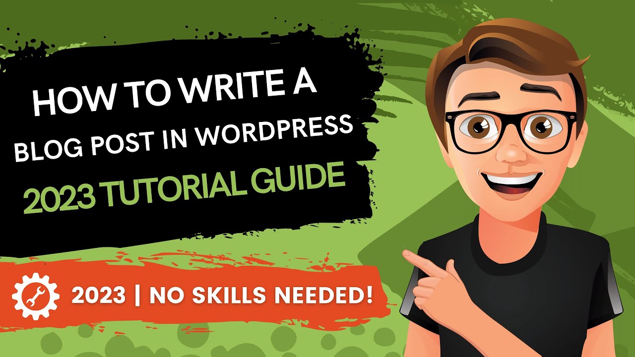 'Video thumbnail for How To Write A Blog Post In Wordpress '