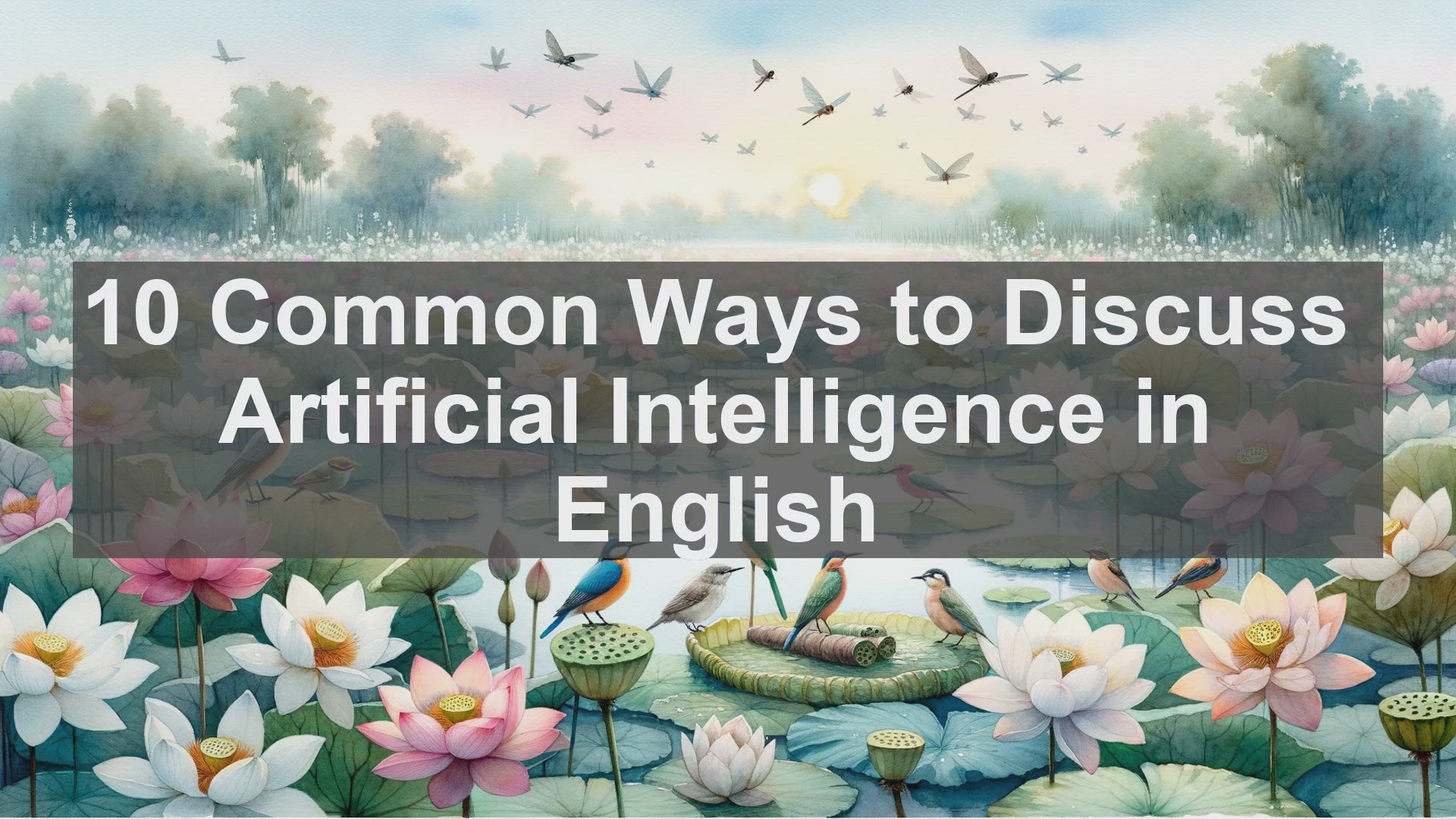 'Video thumbnail for 10 Common Ways to Discuss Artificial Intelligence in English '