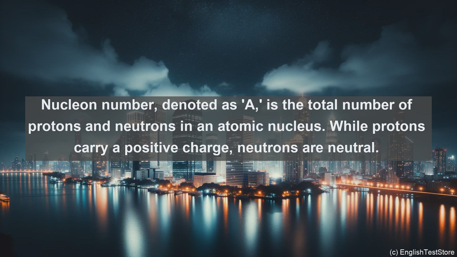 'Video thumbnail for Nucleon number in science  definition and examples'