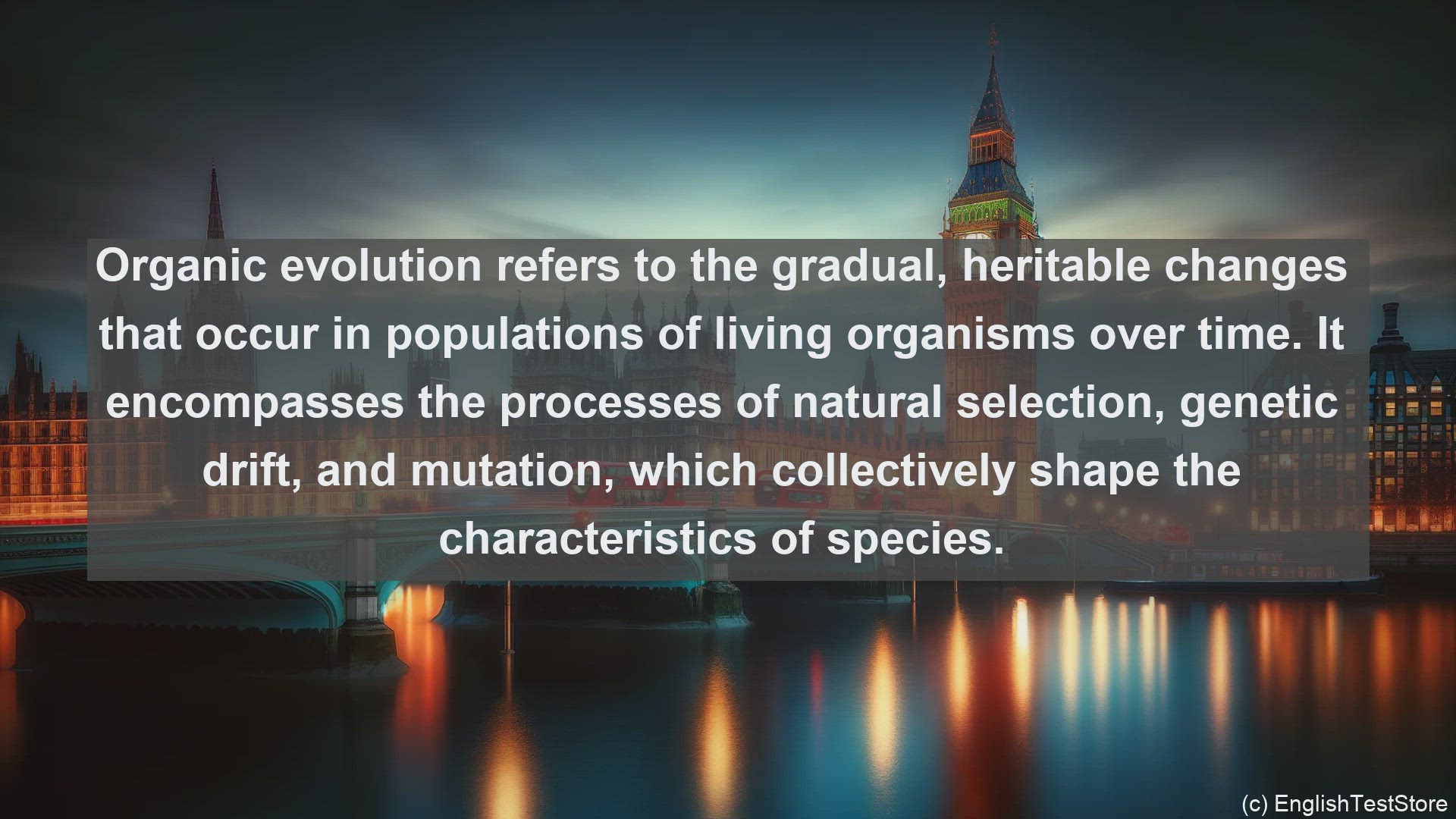 'Video thumbnail for Organic evolution in science  definition and examples'