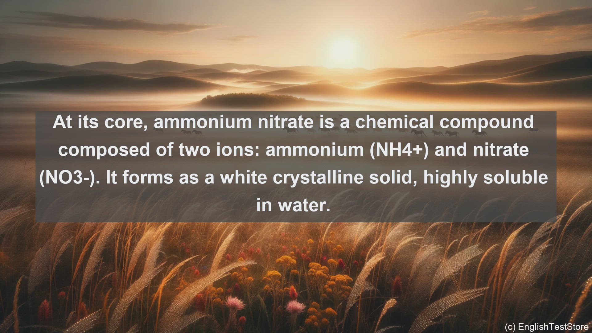 'Video thumbnail for Ammonium nitrate in science  definition and examples'