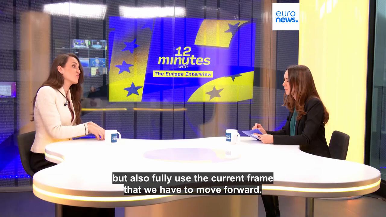 Video thumbnail for Romanian Foreign Minister backs EU 'decision-making reforms' to speed up enlargement