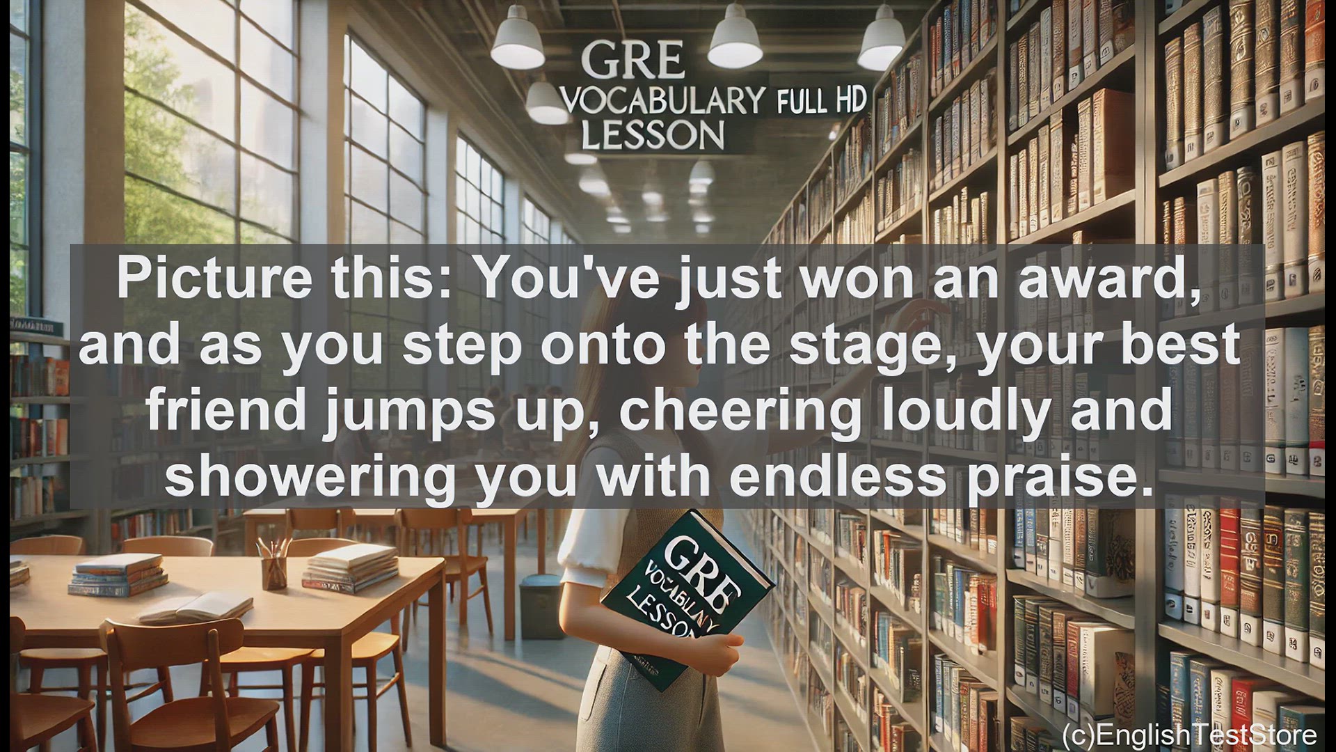 'Video thumbnail for GRE Vocabulary Lesson: Effusive Expressions - Unleashing Enthusiasm in Your Vocabulary'
