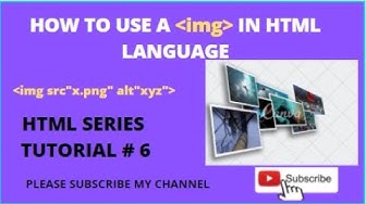 'Video thumbnail for how to use a img element in HTML language'