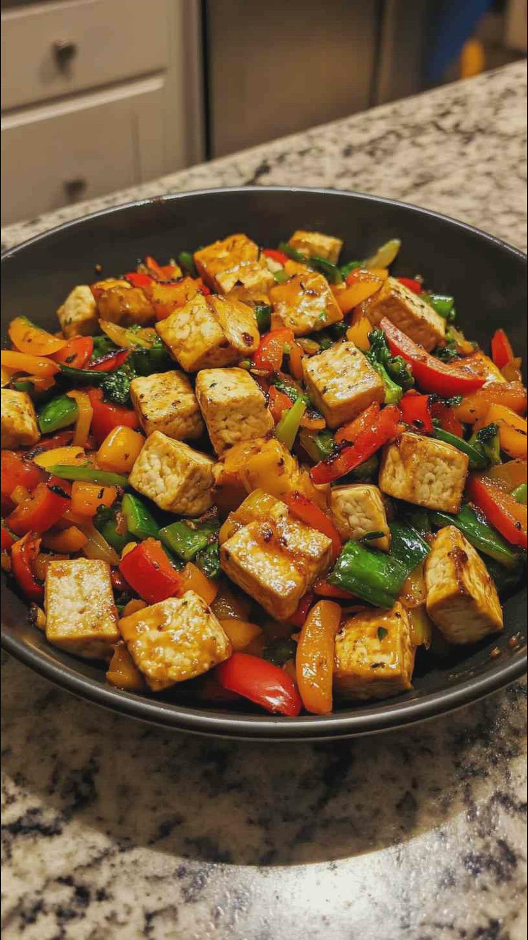 'Video thumbnail for High-Calorie Vegan Stir-Fry for Muscle Growth Recipe'