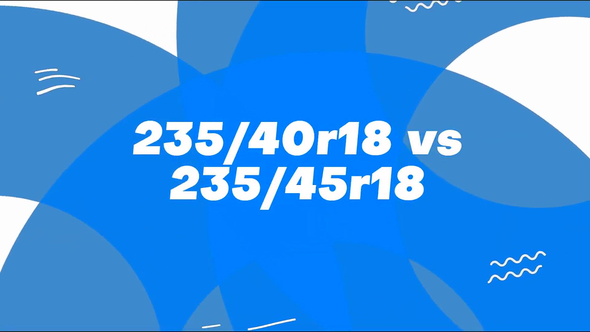 Video thumbnail for Tire Size 235/40r18 vs 235/45r18