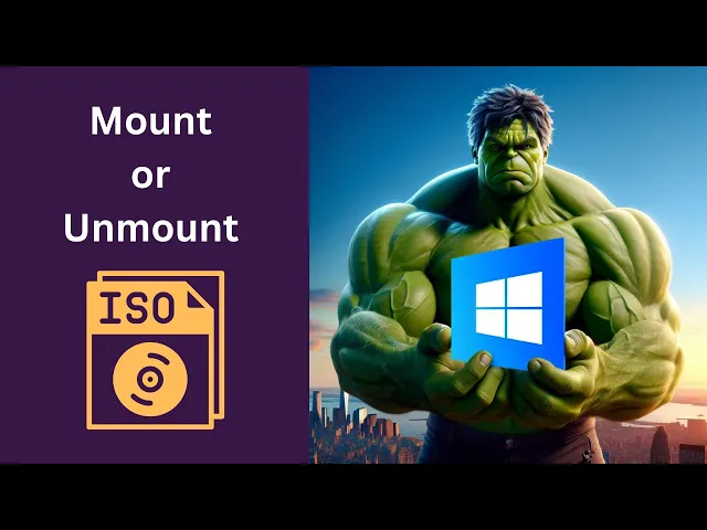 'Video thumbnail for How to Mount or Unmount ISO File on Windows 10 | GearUpWindows Tutorial'