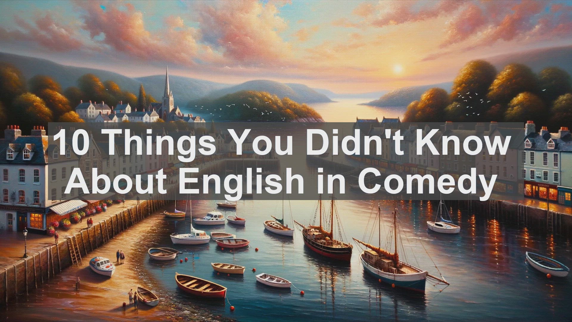 'Video thumbnail for 10 Things You Didn't Know About English in Comedy '