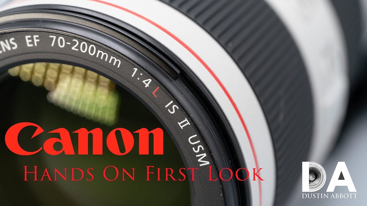 Canon 70-200 f/4L IS II | Hand's On First Look | 4K