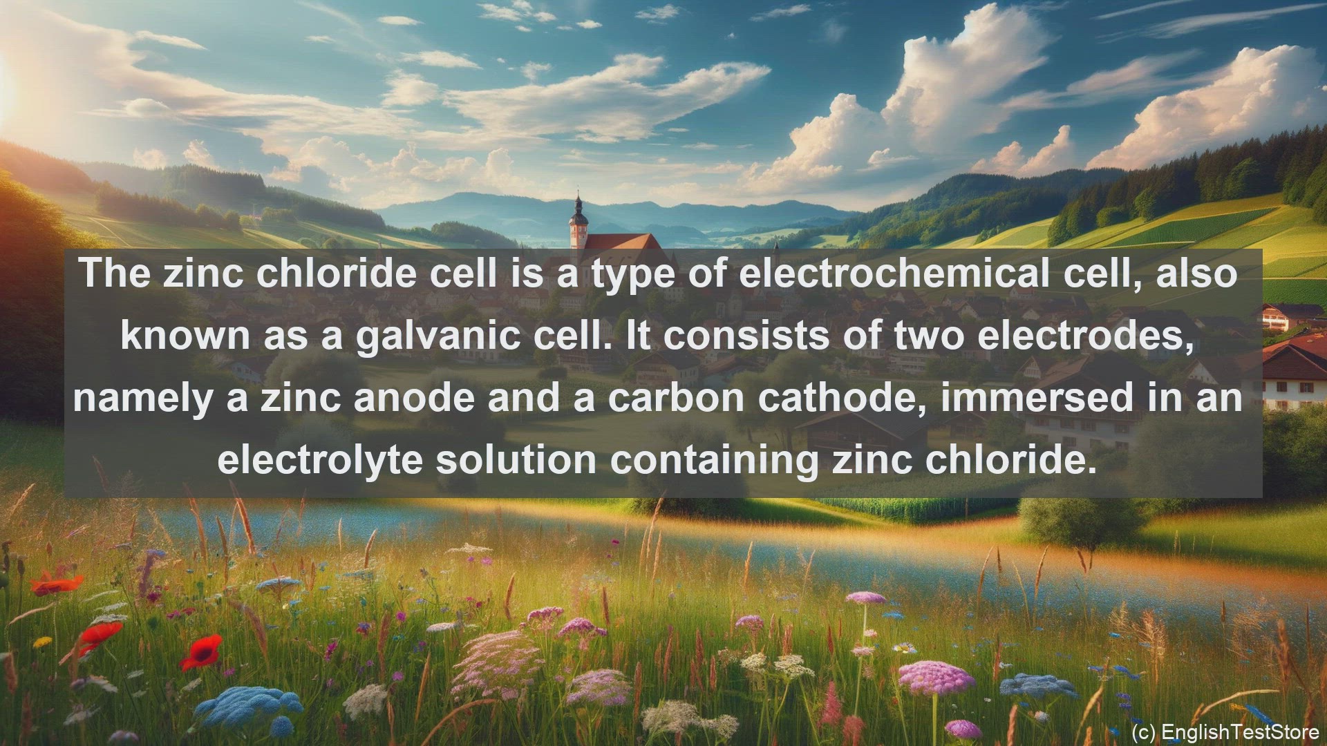 'Video thumbnail for Zinc chloride cell in science  definition and examples'