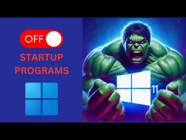 'Video thumbnail for How to Disable Startup Program on Windows 11 using Task Manager | GearUpWIndows Tutorial'